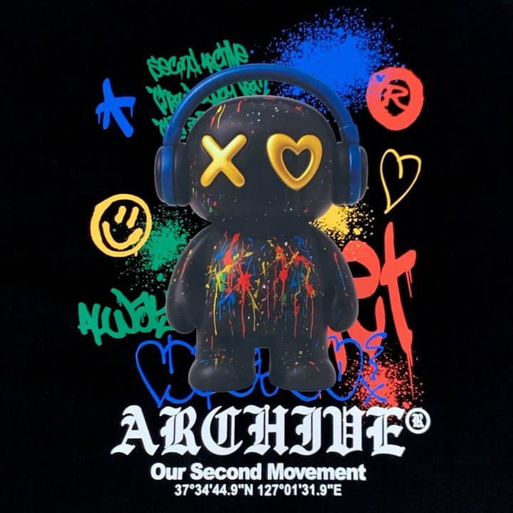 [2ND ARCHIVE] Painting Figure Short Sleeve T-Shirt 7