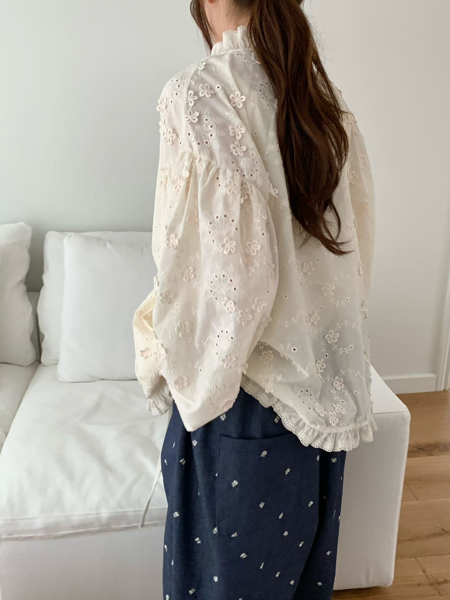 [VENTI] Ribbon Lace Cardigan 5