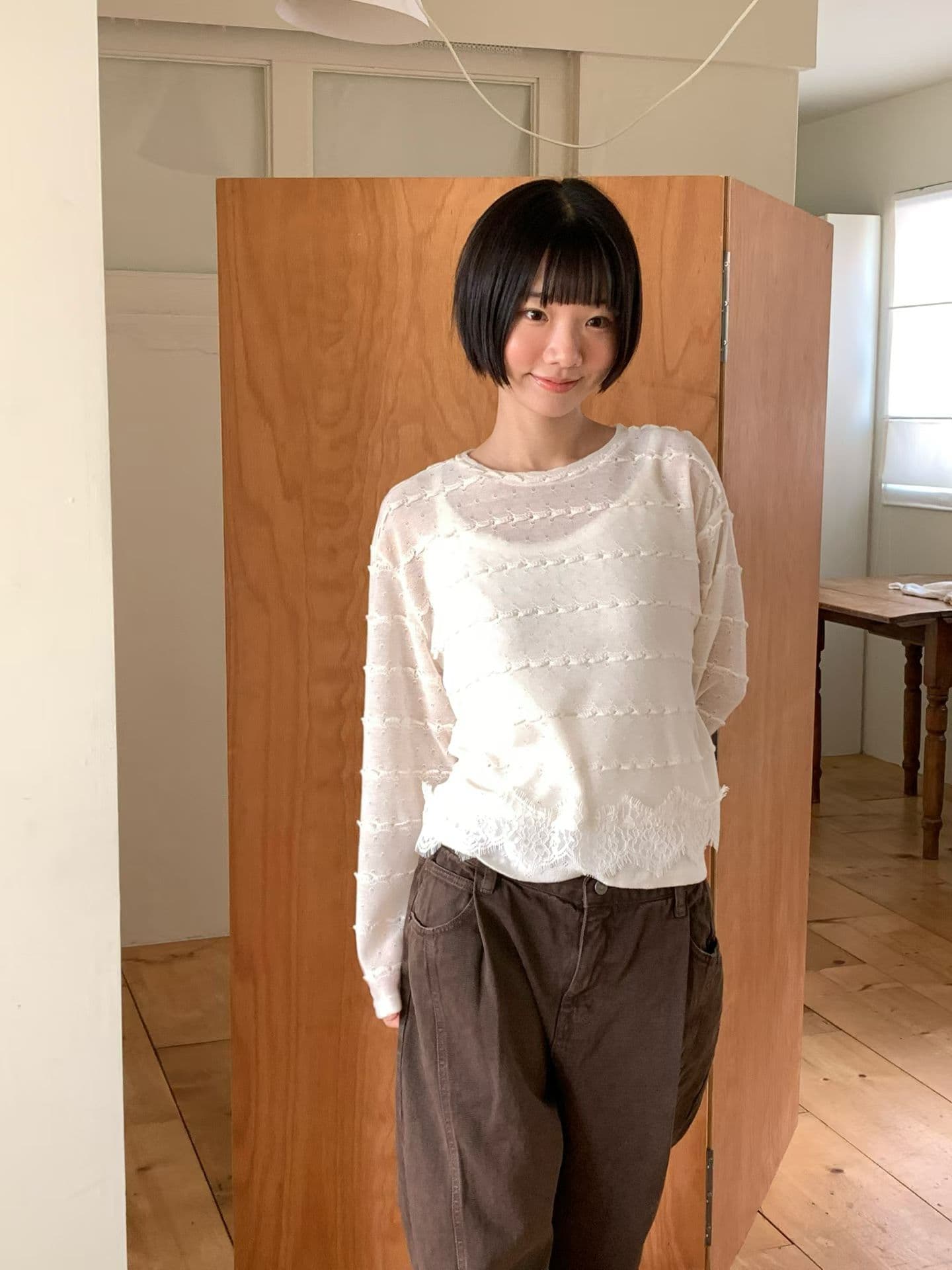 [VENTI] Koe Lace T-Shirt 6