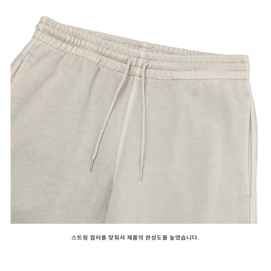 [LOGAN] Retro Dyed Pigment Wide Pants 4