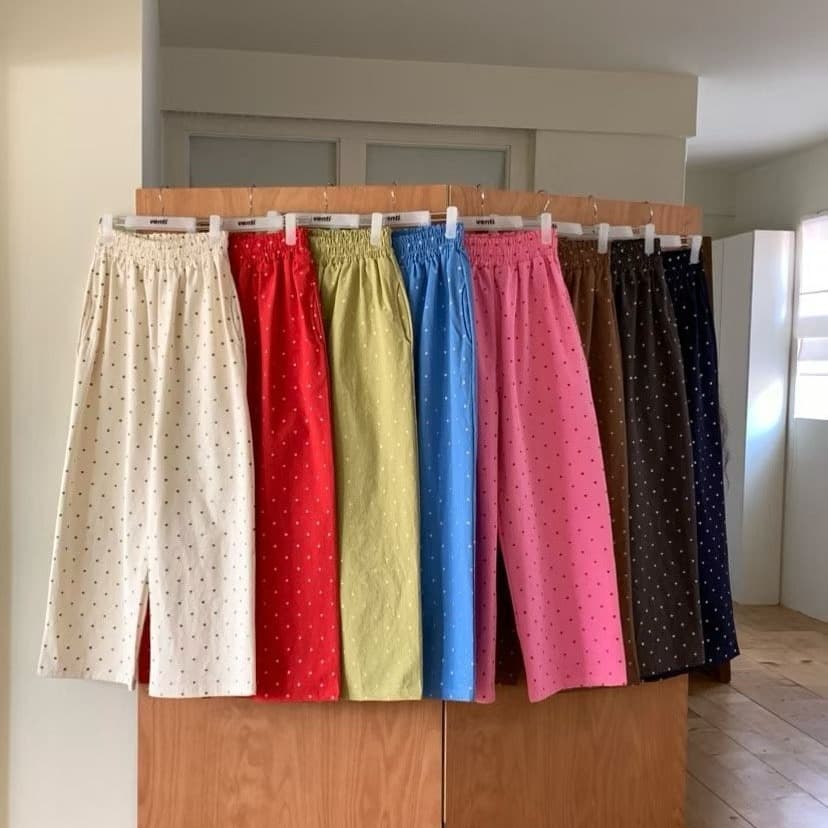 [VENTI] Roy Dot Pants 1