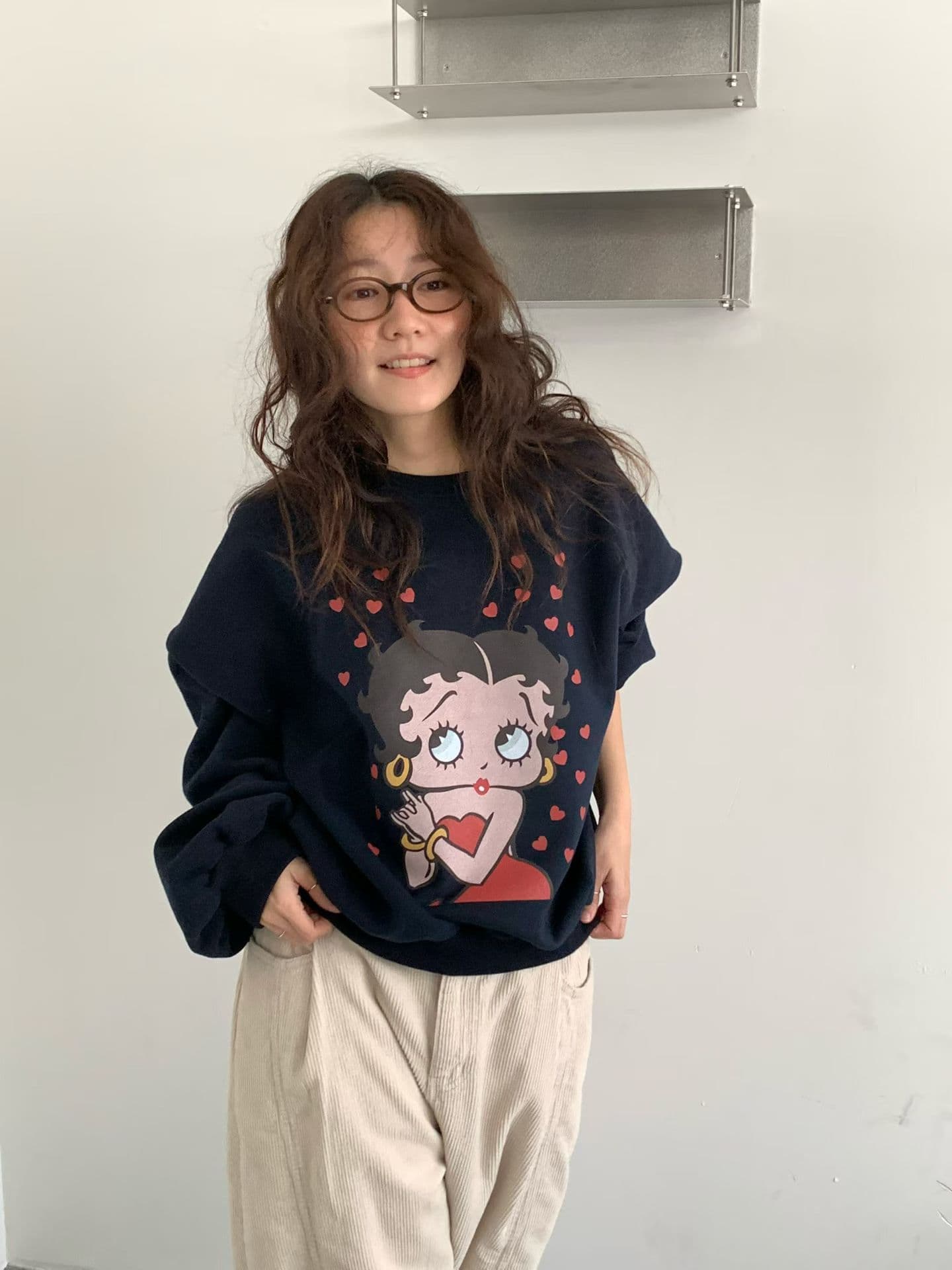 (Official Licensed King Features Syndicate) [VENTI] Betty Boop Sweatshirt 4