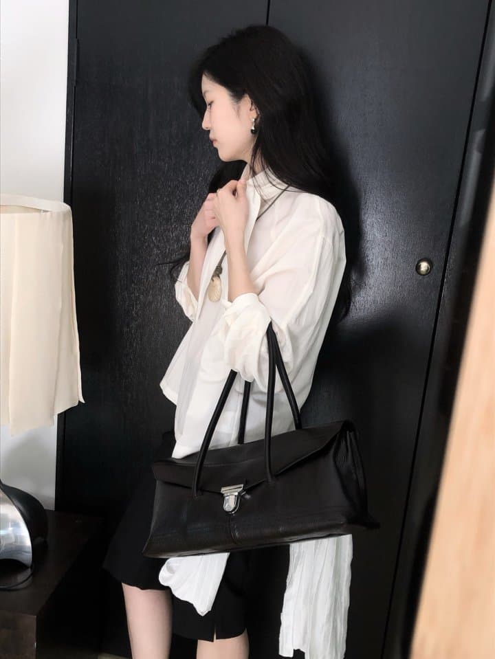 [LE BUTTER] Mer Scarf Blouse 7
