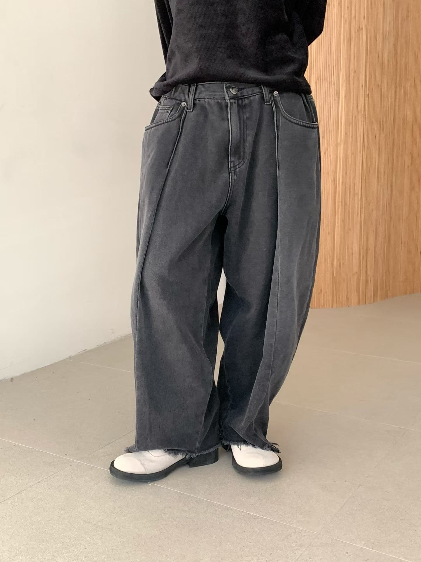 [VENTI] Peached Denim Brushed Jeans 8