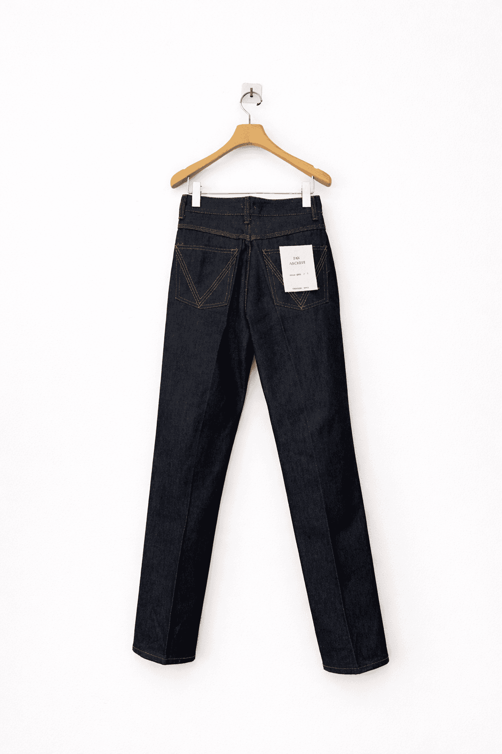 [FAV] V pocket denim pants 5
