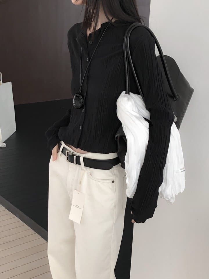 [LE BUTTER] Day Pleated Cardigan 10