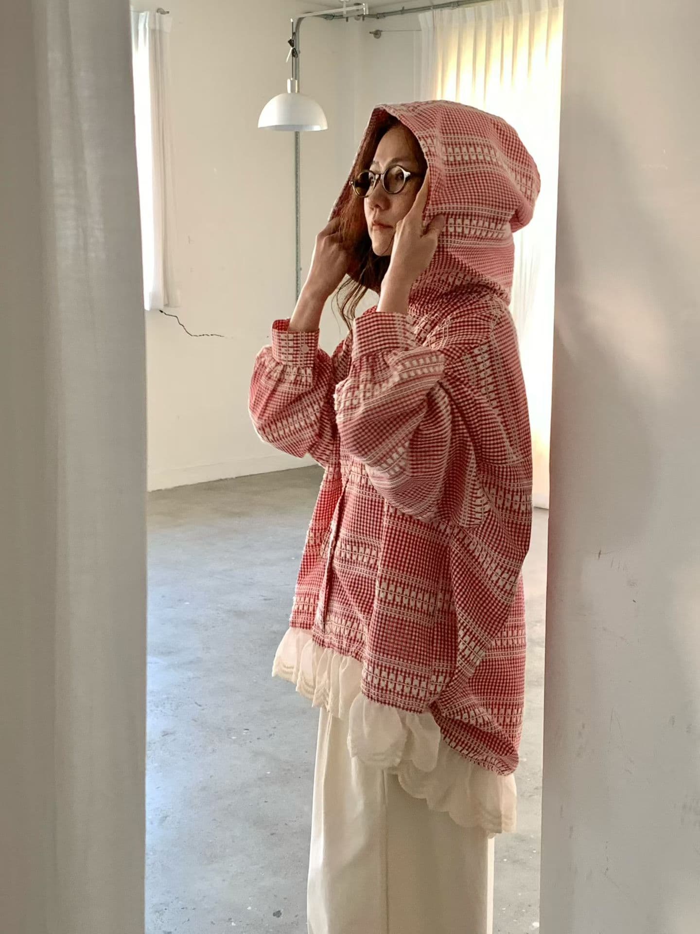 [VENTI] Anna Hooded Shirt 6