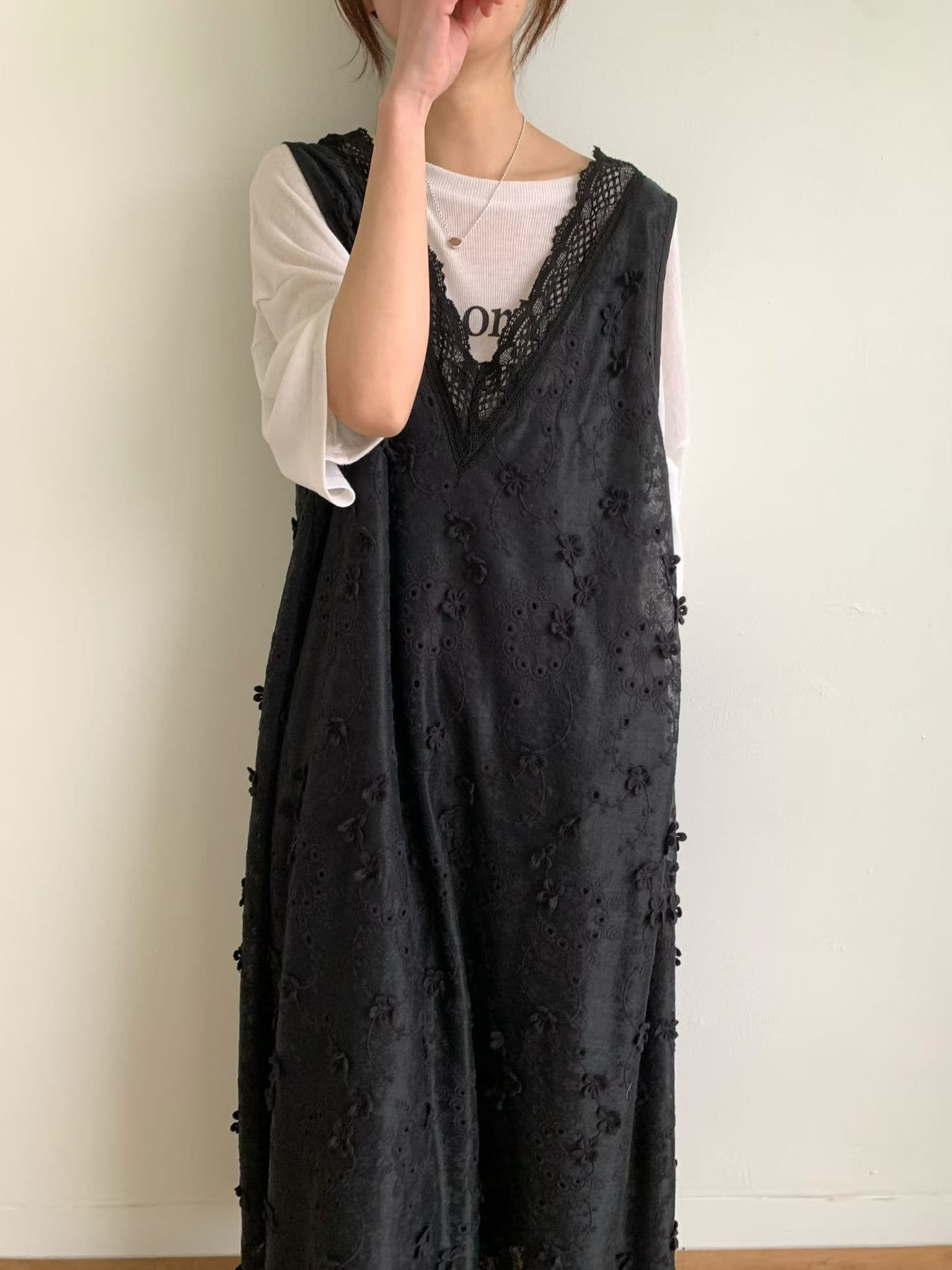 [VENTI] Euro Lace Sleeveless Dress 5