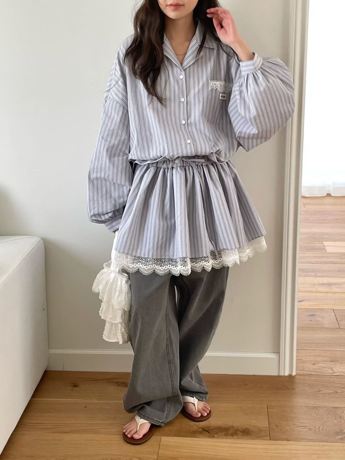 [VENTI] Sweet Shirt Dress 5
