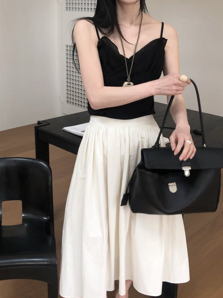 [LE BUTTER] Frill Slub Blouse 5