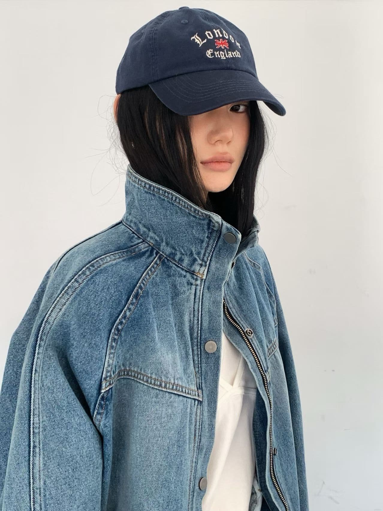 [FOUNDATION] Rough Denim Two-Way Blouson Jumper 9