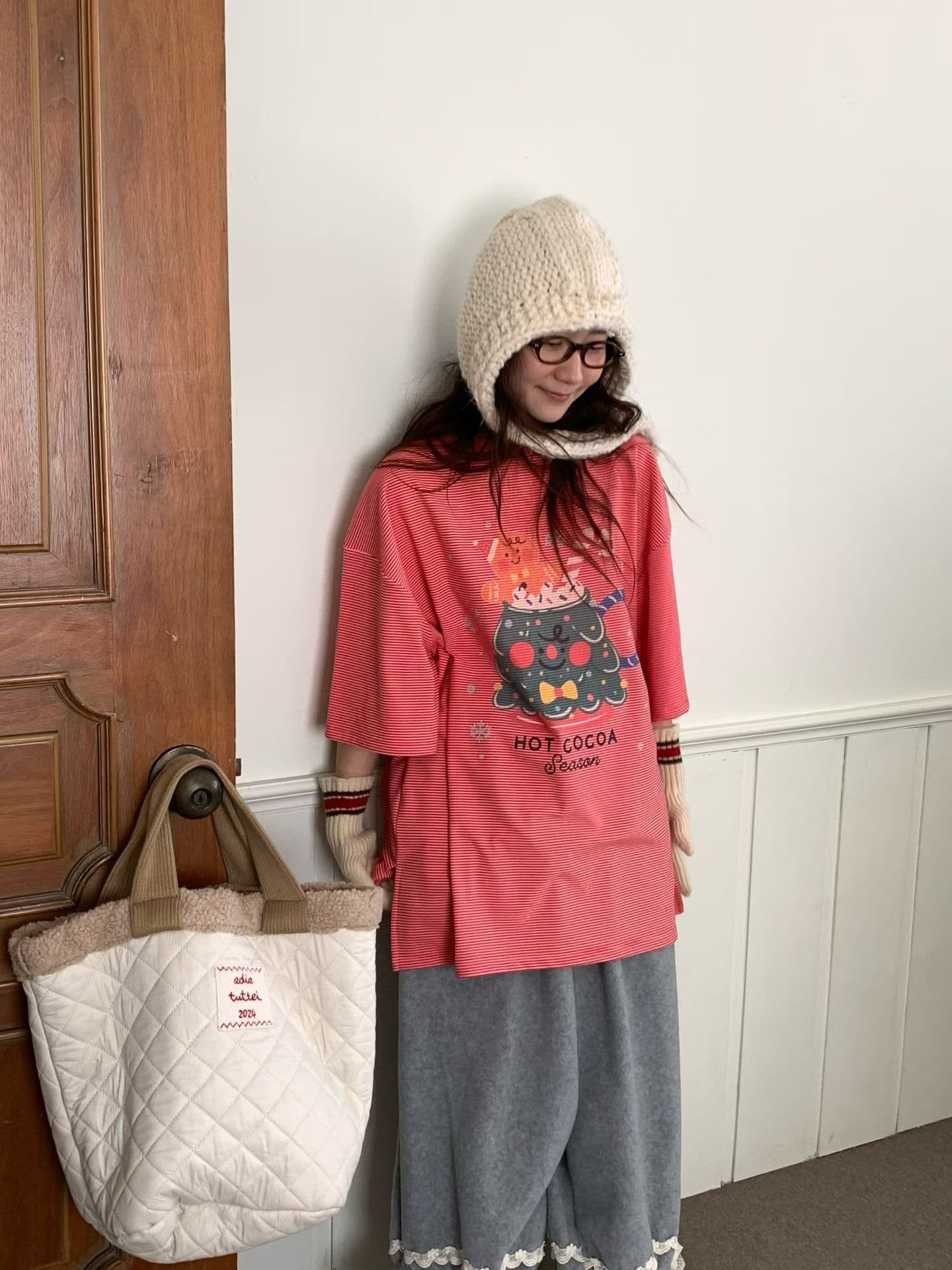 [VENTI] Cookie Man Mock Neck T-Shirt 3