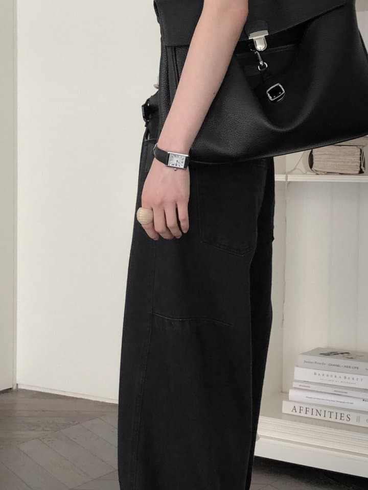 [LE BUTTER] Epor Black Jeans 7