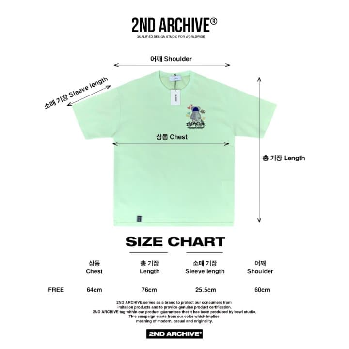 [2ND ARCHIVE] Blue Beanie Bear Short Sleeve T-Shirt 2