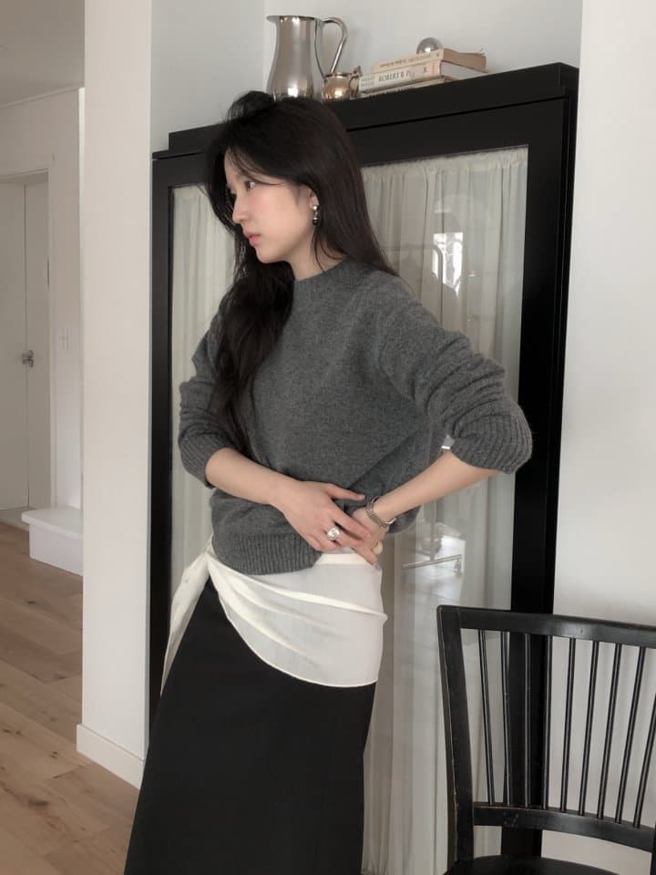 [LE BUTTER] Round Raccoon Knit 9
