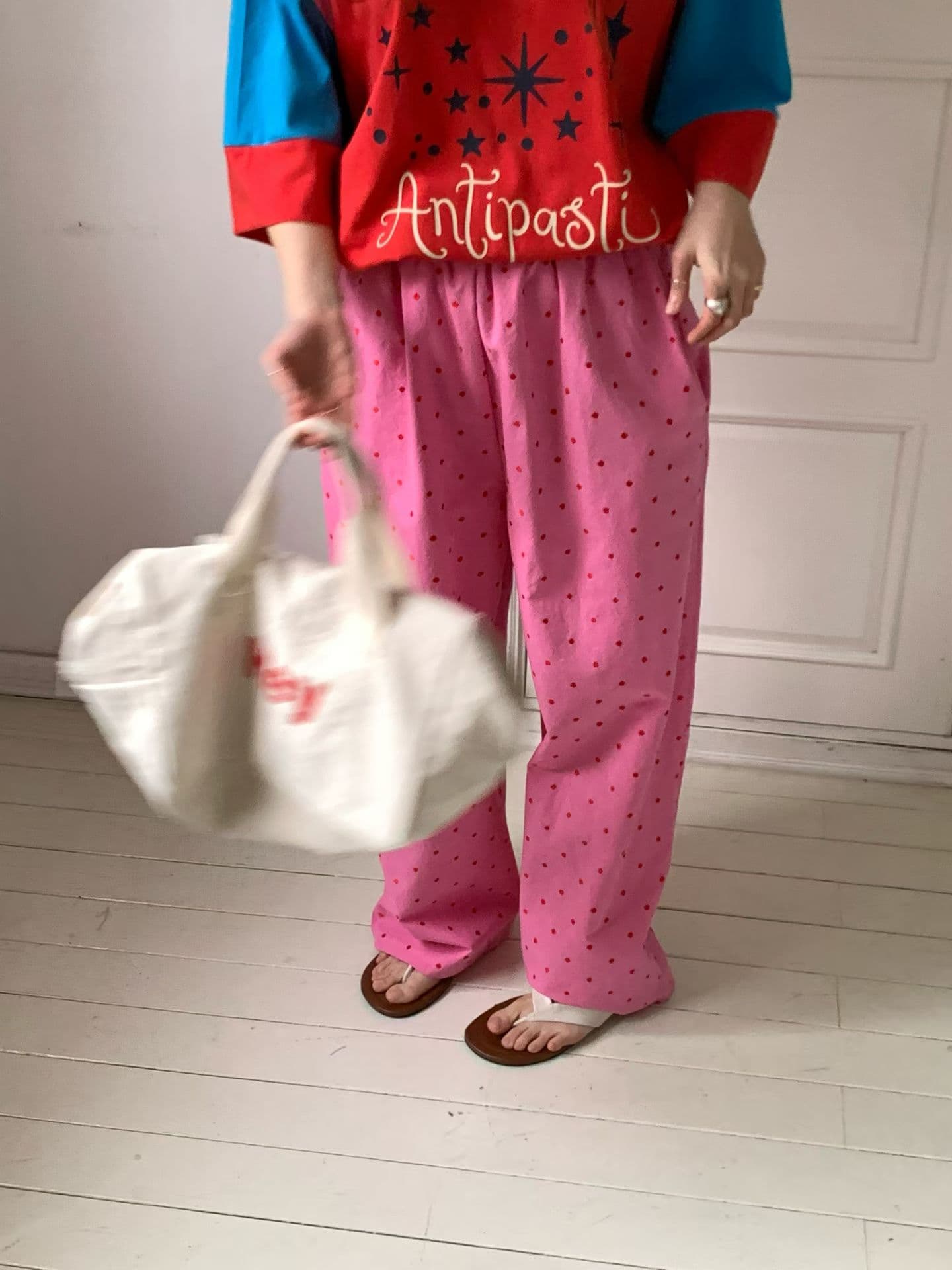 [VENTI] Roy Dot Pants 5