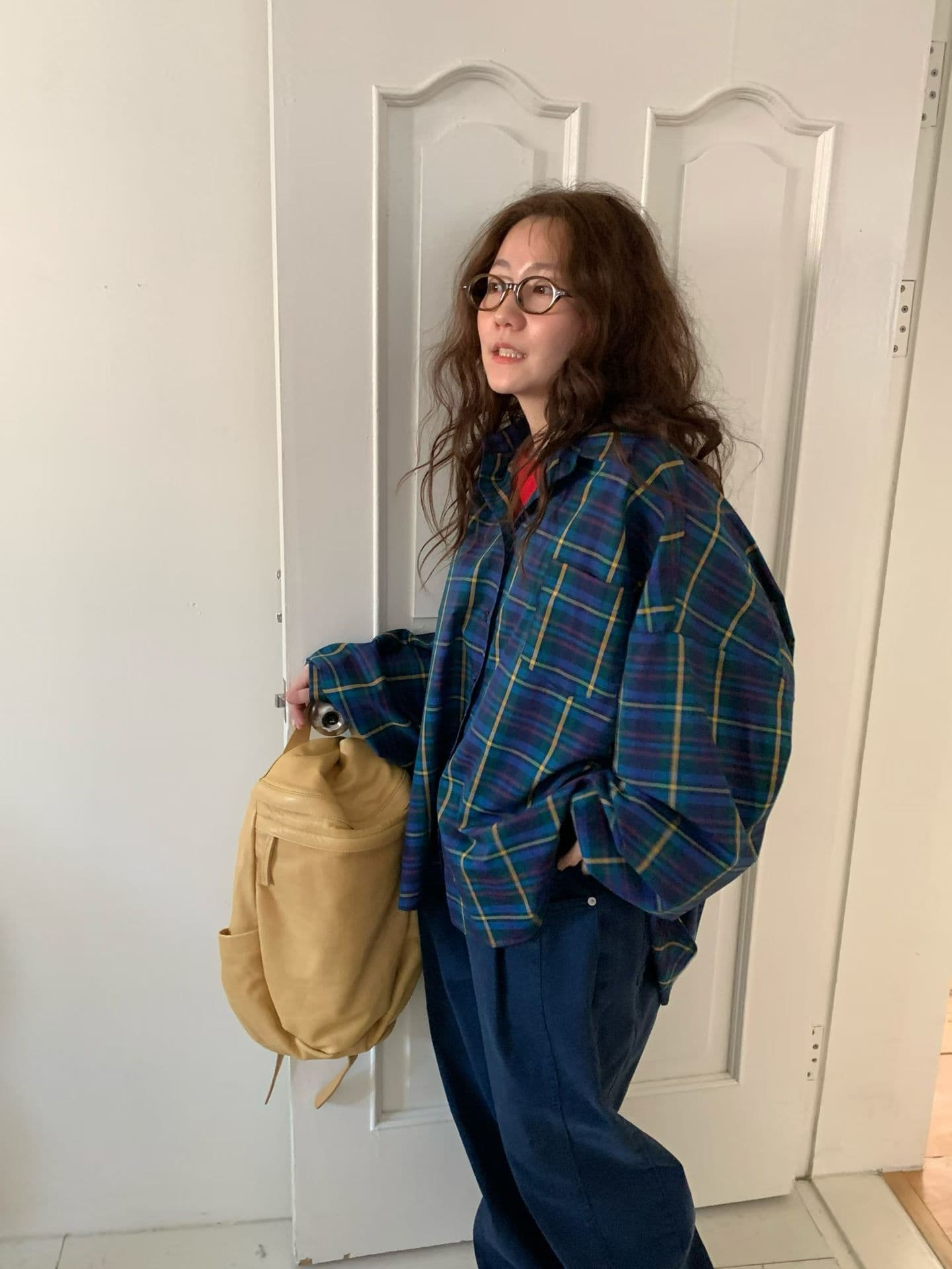 [VENTI] Vintage Checked Shirt 5