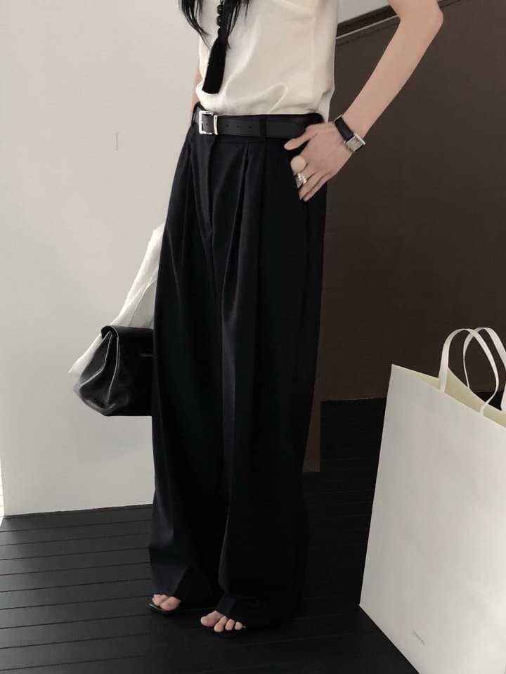 [LE BUTTER] Baro Wool Slacks 2