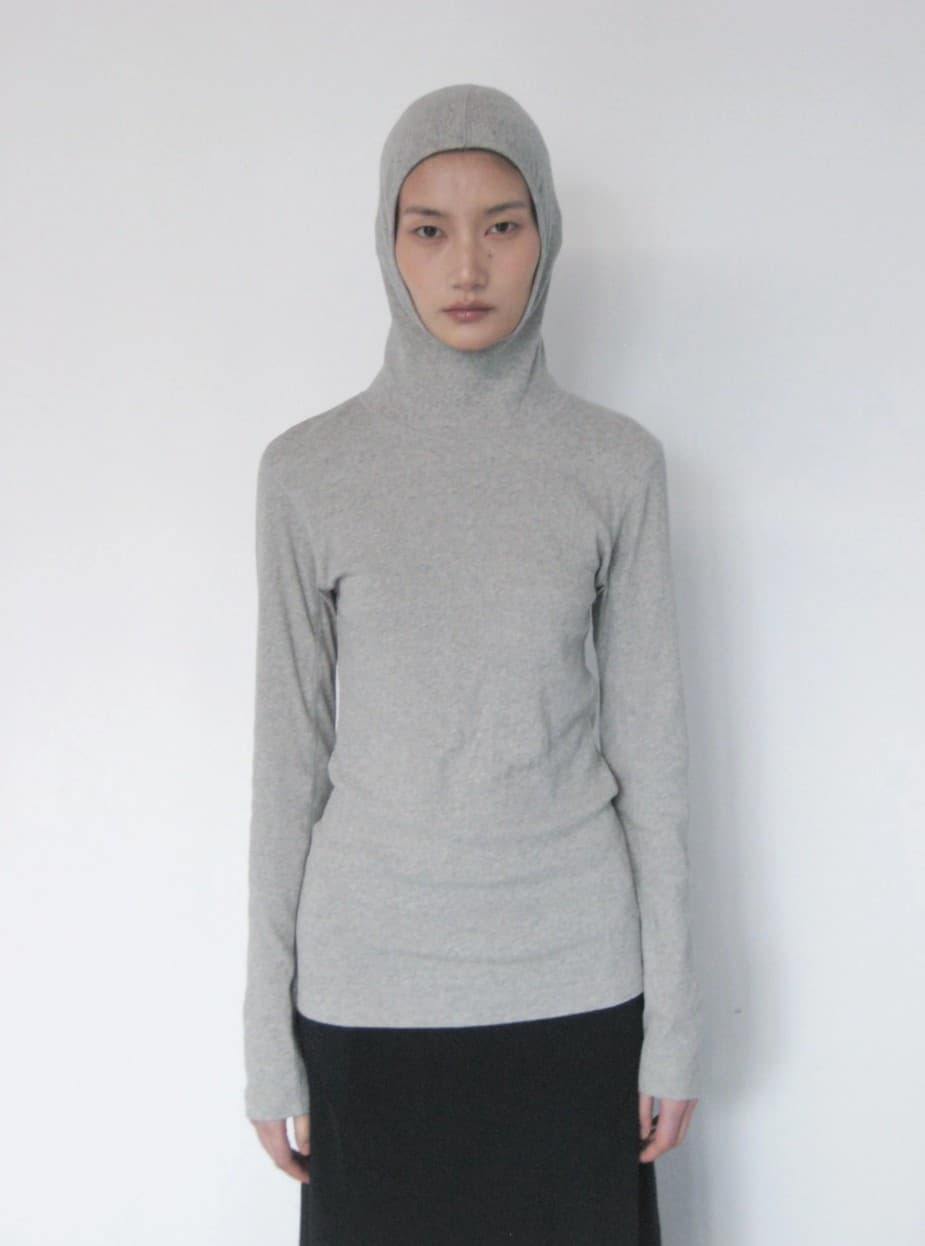 [TEXTURE] Gu Slim-Fit Hoodie T-Shirt 4