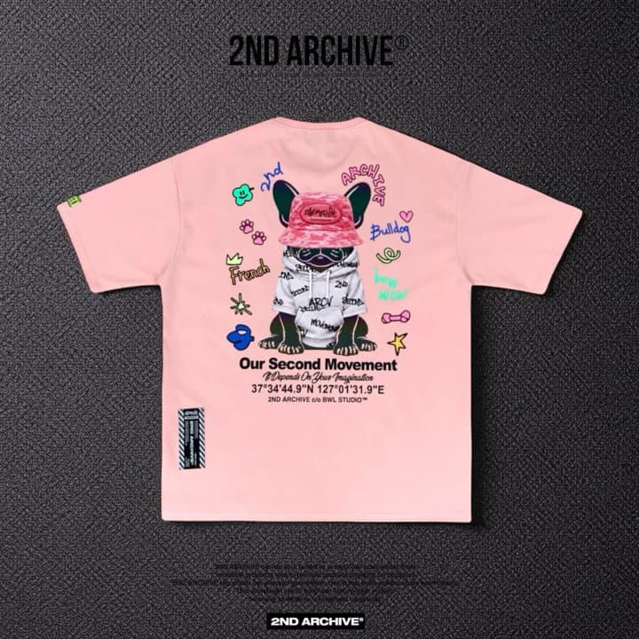 [2ND ARCHIVE] Bucket Hat Reflective Bulldog Short Sleeve T-Shirt 8
