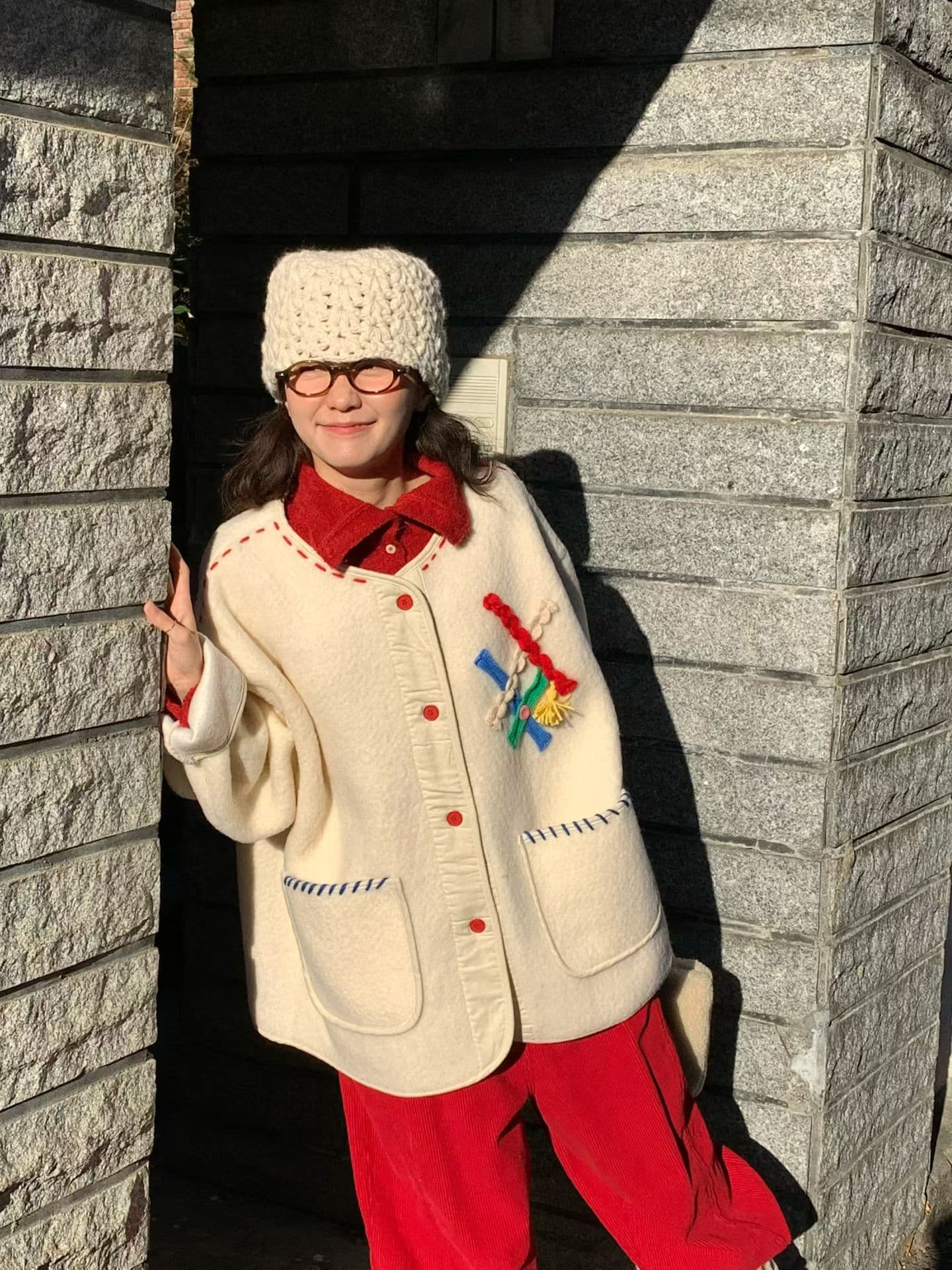 [VENTI] Multicolor Jacket 8