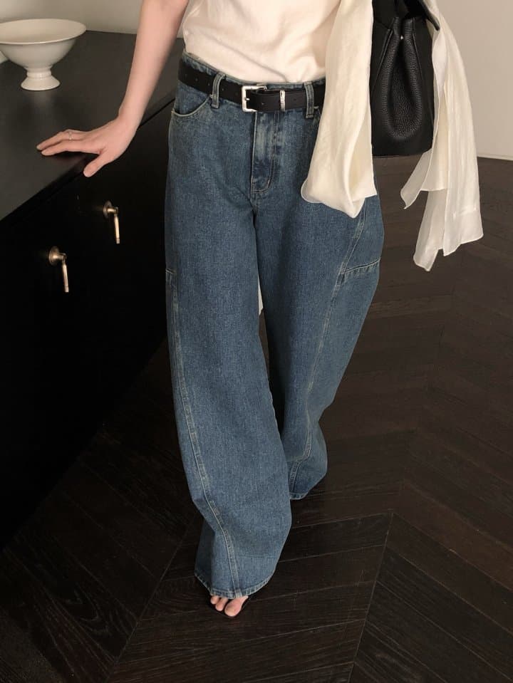 [LE BUTTER] Epor Deep Denim Pants 5