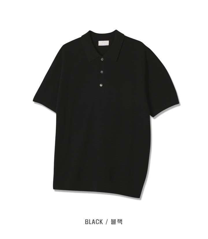 [LAINE] Ethnic Collared Short Sleeve Knit 8
