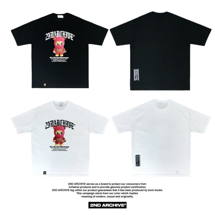 [2ND ARCHIVE] Gangster Pink Rabi Short Sleeve T-Shirt 3