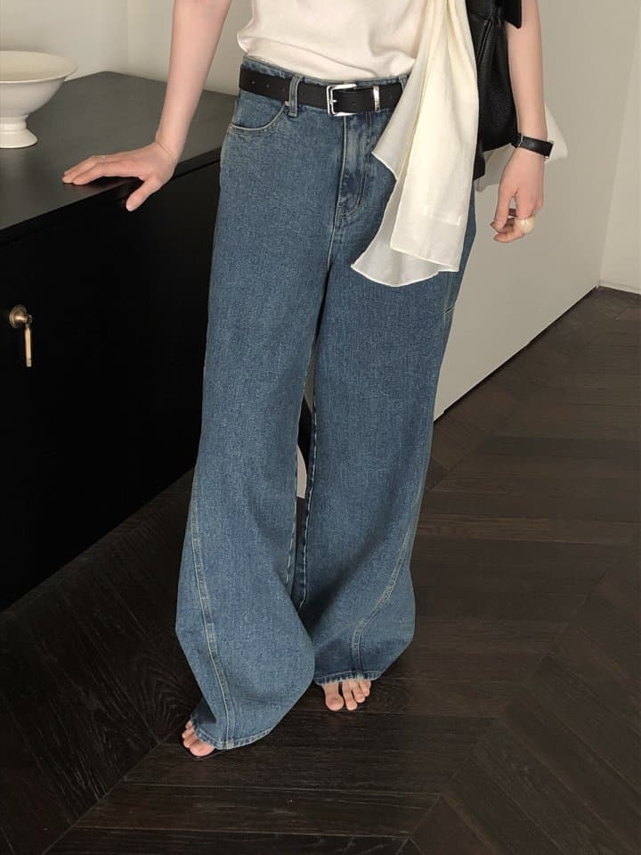 [LE BUTTER] Epor Deep Denim Pants 2