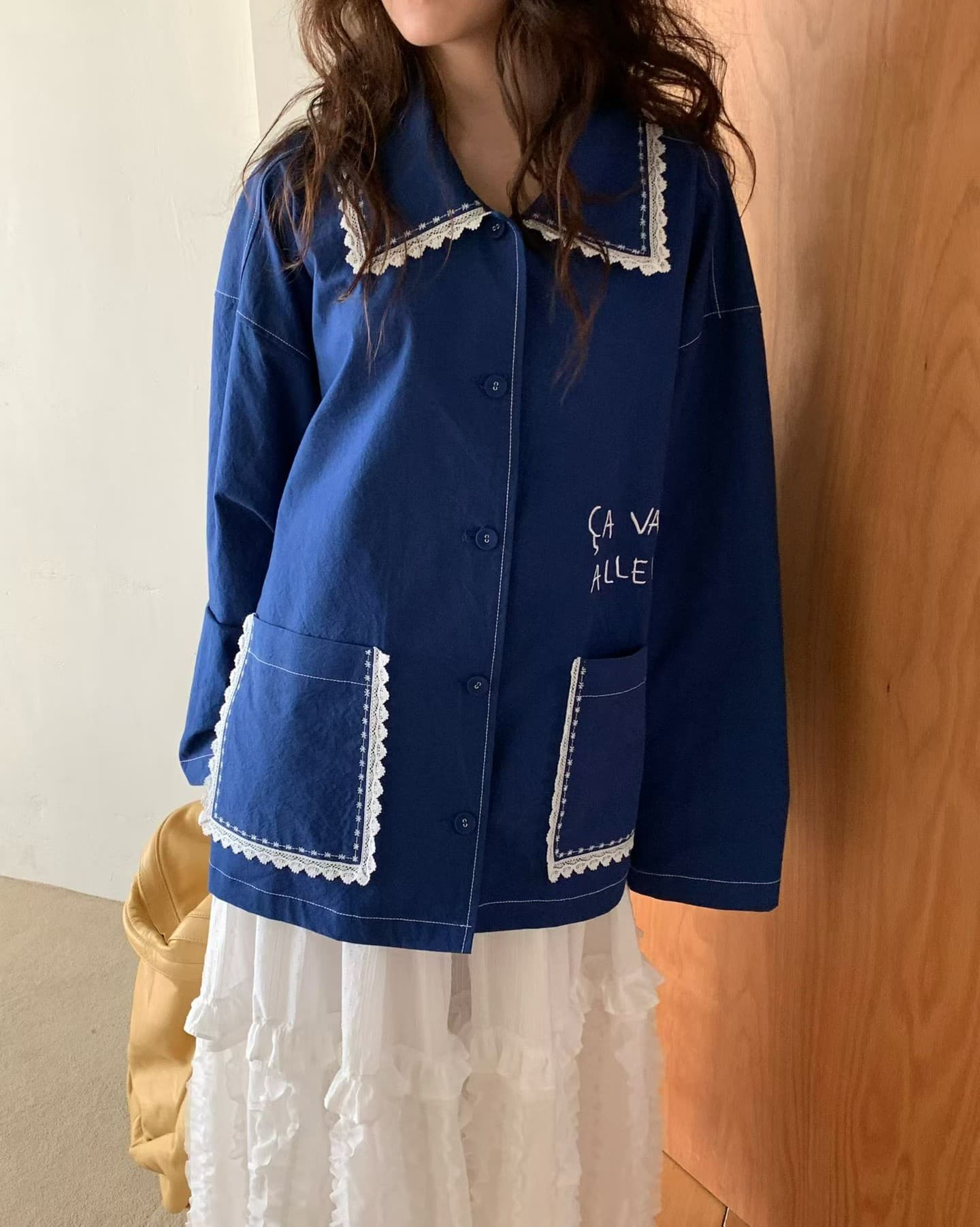 [VENTI] Jenny Lace Embroidered Jacket 2