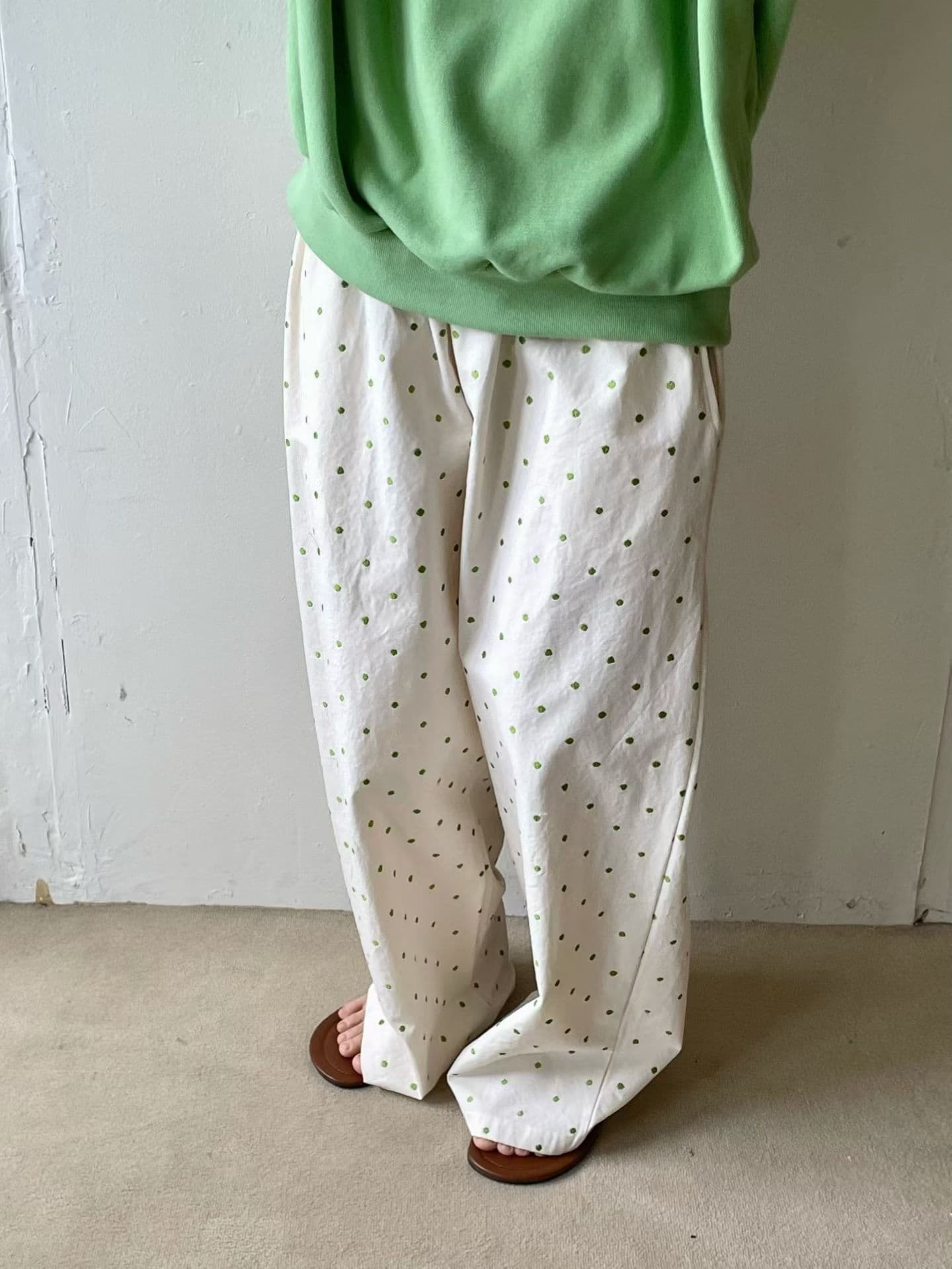 [VENTI] Roy Dot Pants 7