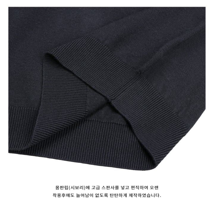 [LOGAN] Logan Panelled Buttoned Collared Knit 4