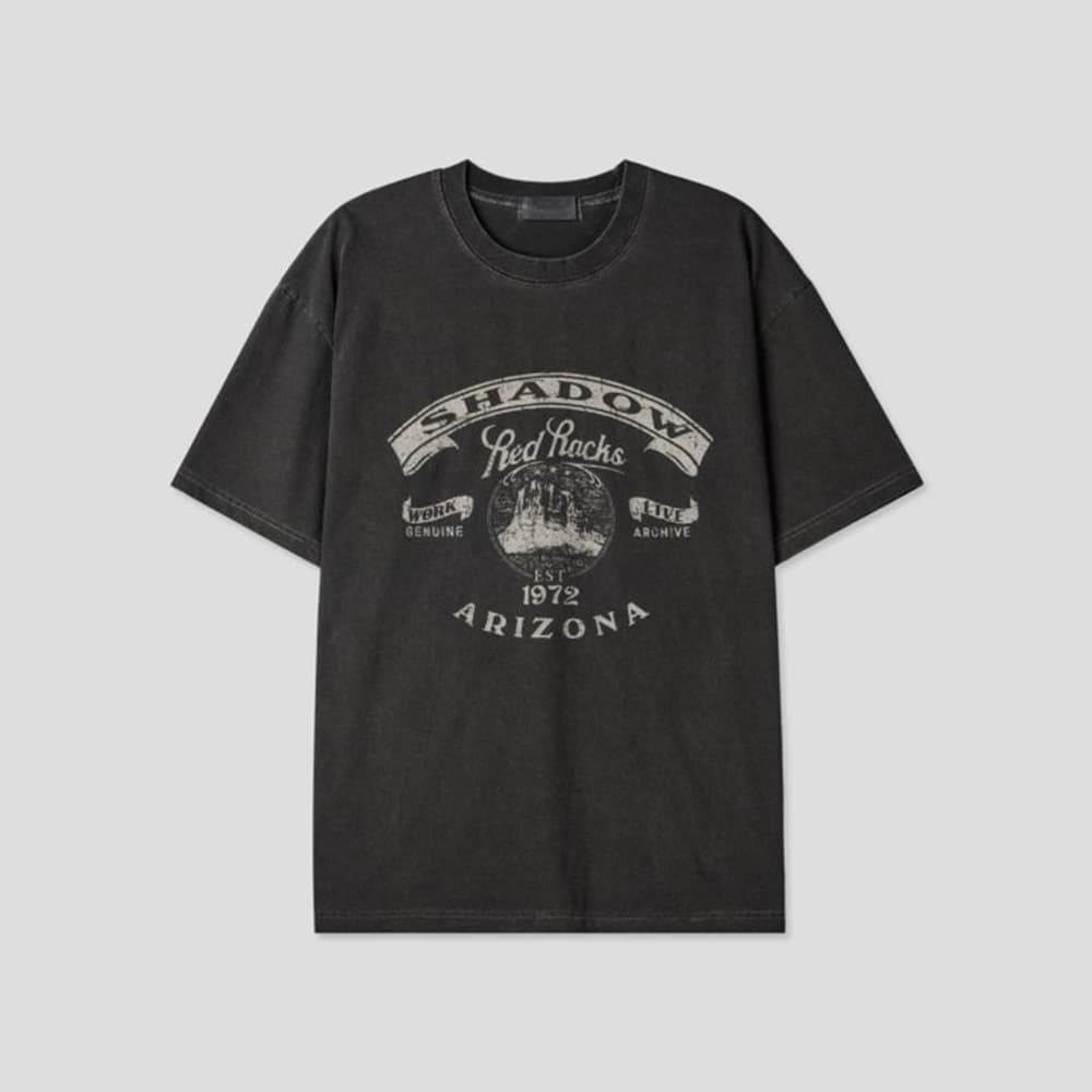 [MULLO] Shadow Pigment Short Sleeve T-Shirt 2