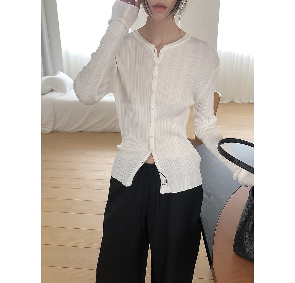 [LE BUTTER] Summer Pleated Cardigan 6
