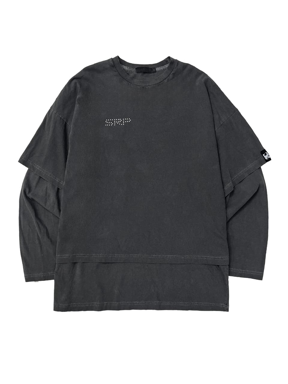 [SSERPE] FLAME STAR LAYERED LONG SLEEVE T PIGMENT 8