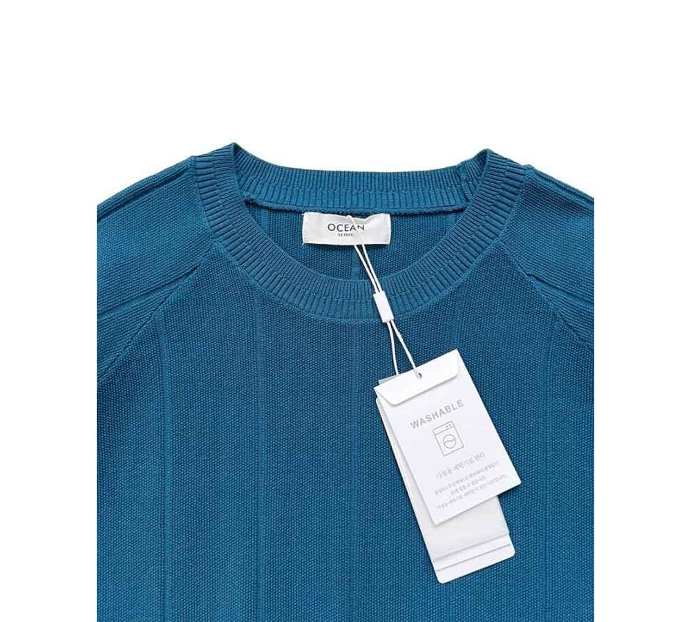 [OCEAN] Washable Cordenne Nagrang Short Sleeve Knit 7