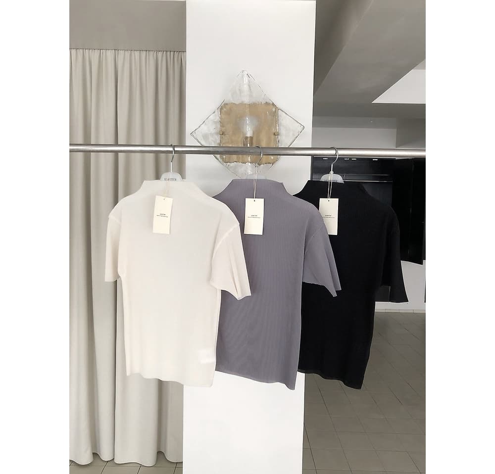 [LE BUTTER] Le Half Pleated T-Shirt 9