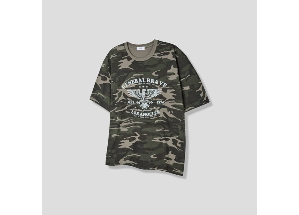 [MULLO] Camo Ross Short Sleeve T-Shirt 6
