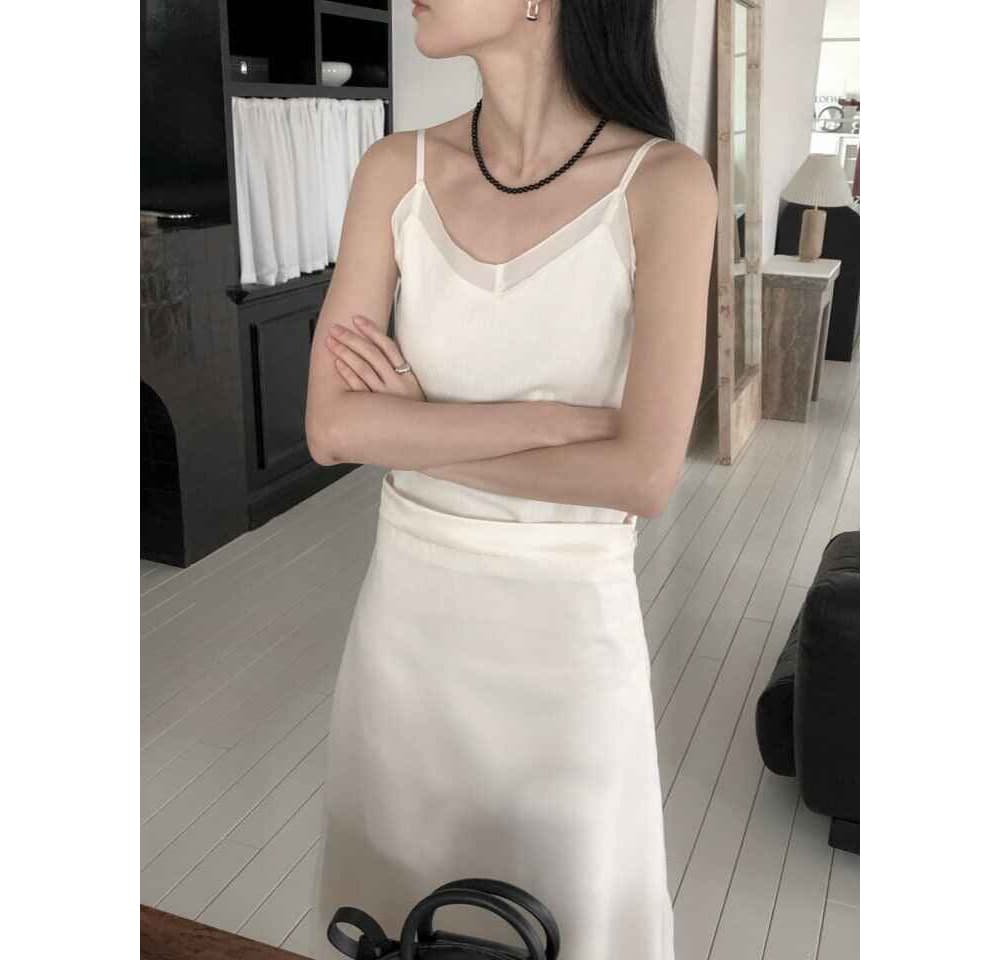[LE BUTTER] Frill Layered Tank Top 2