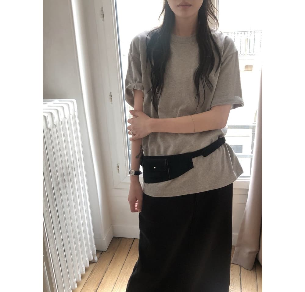 [LE BUTTER] Peach Boxy T-Shirt 3