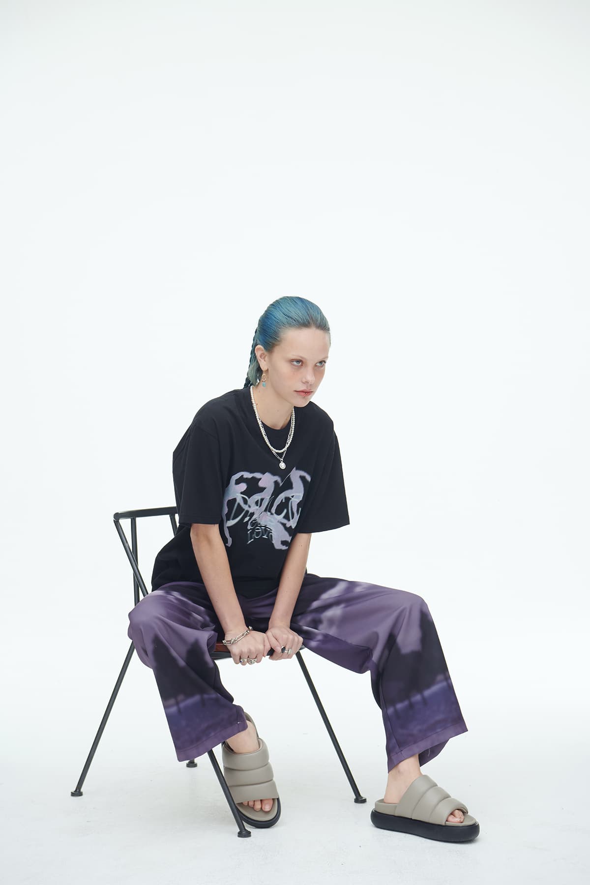 [SSERPE] PURPLE WIND FLOW PANTS 9