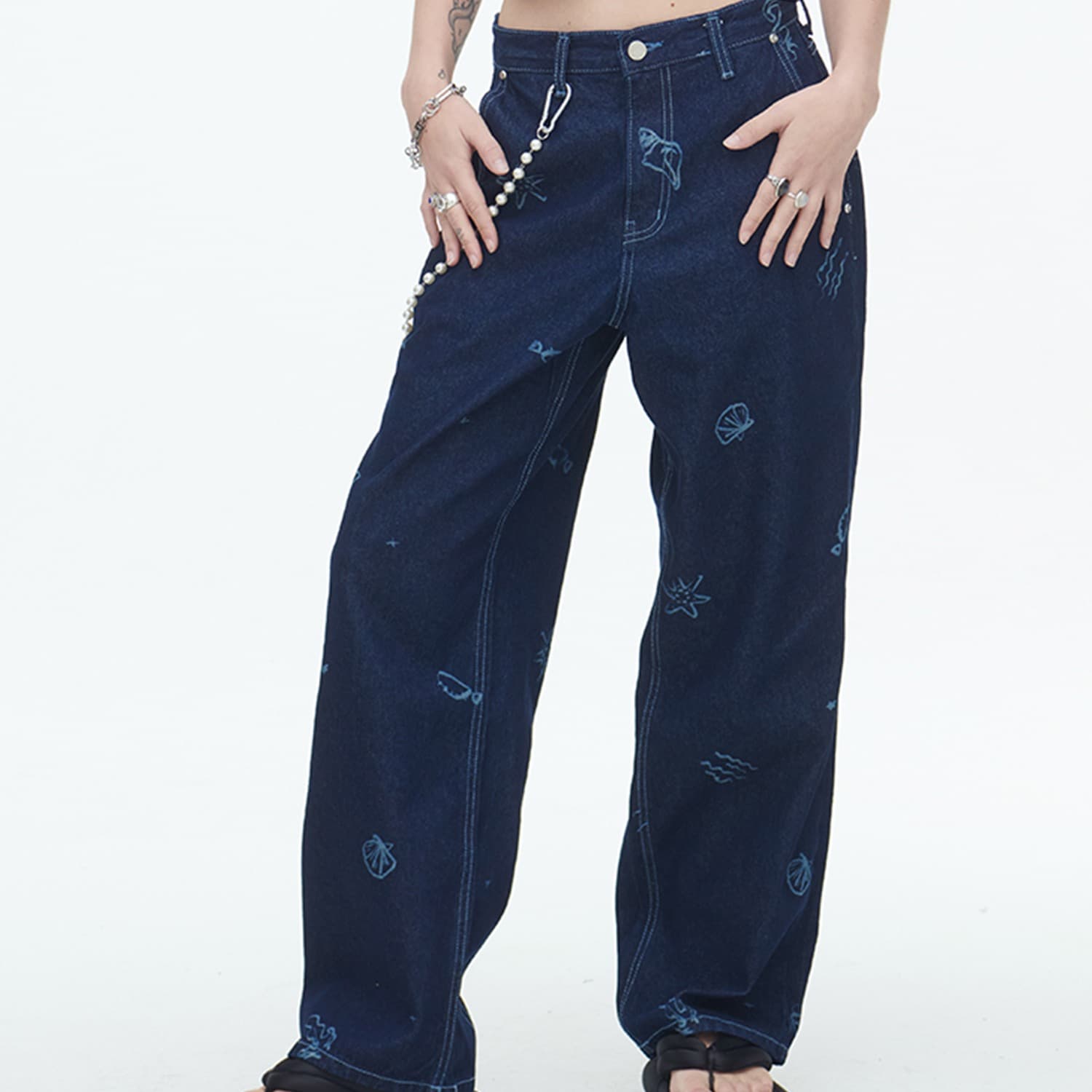 [SSERPE] JEJU BEACH DENIM PANTS 1