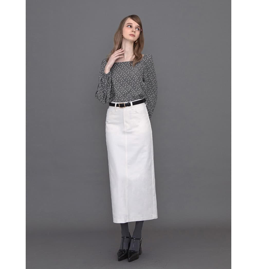[DE PERI MERA] Nina Square-Neck Blouse 6