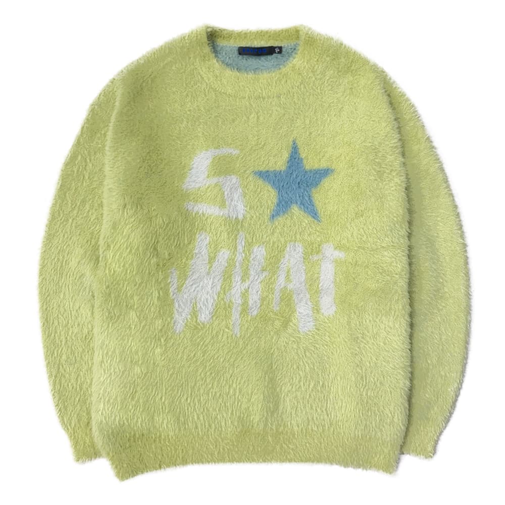 [SSERPE] SO WHAT HAIRY KNIT SWEATER 4