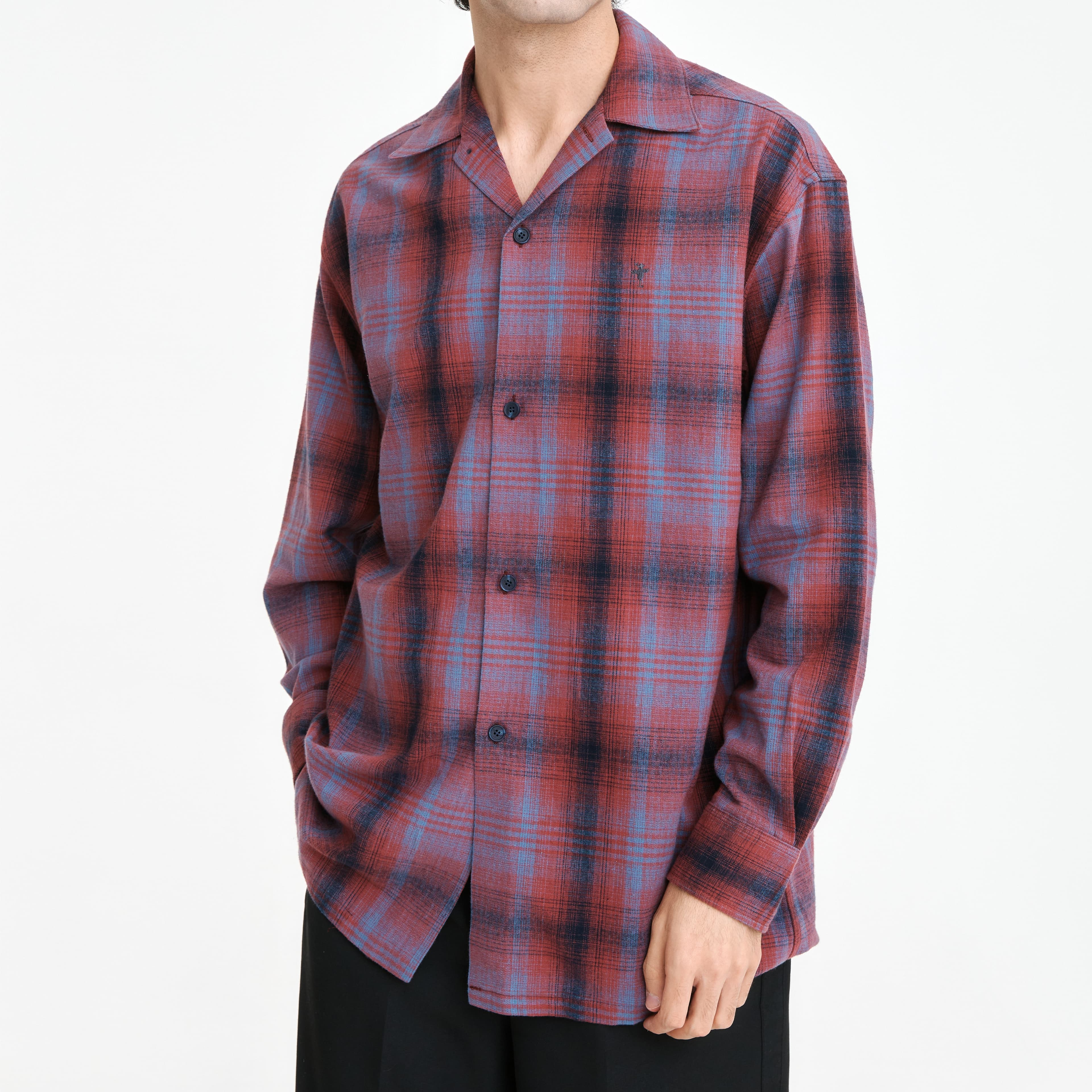 [OCHERS] Checkered Shirt No. 0002 Magenta 1