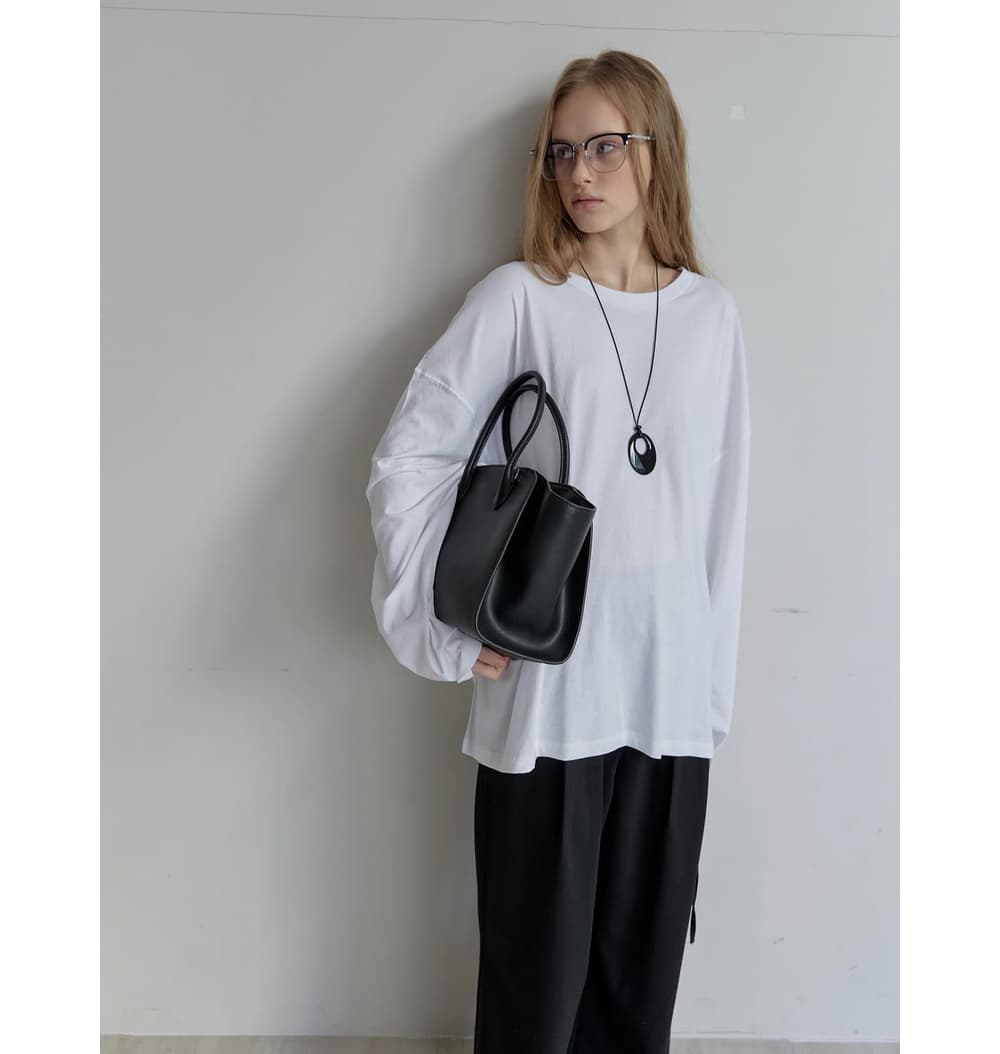 [CEST LA VIE] Neutral Cotton Loose T-Shirt 4