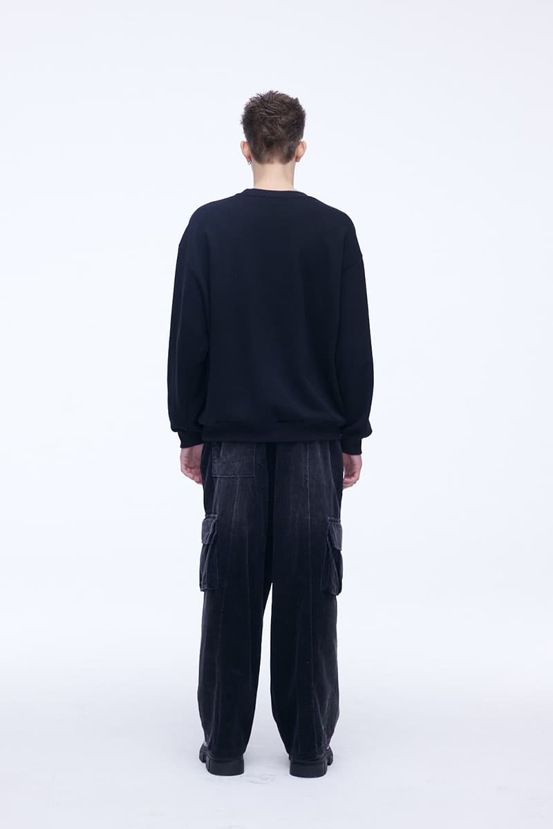 [SSERPE] WASHING CORDUROY CARGO BANDING DENIM PANTS 6