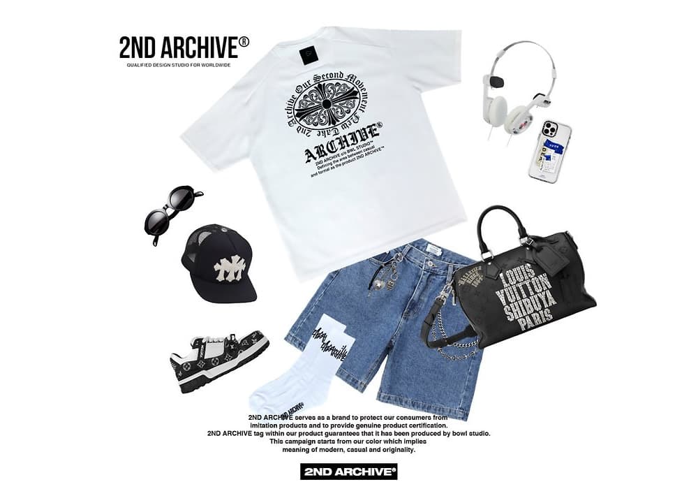 [2ND ARCHIVE] Leather Patch Cross Short Sleeve T-Shirt 6