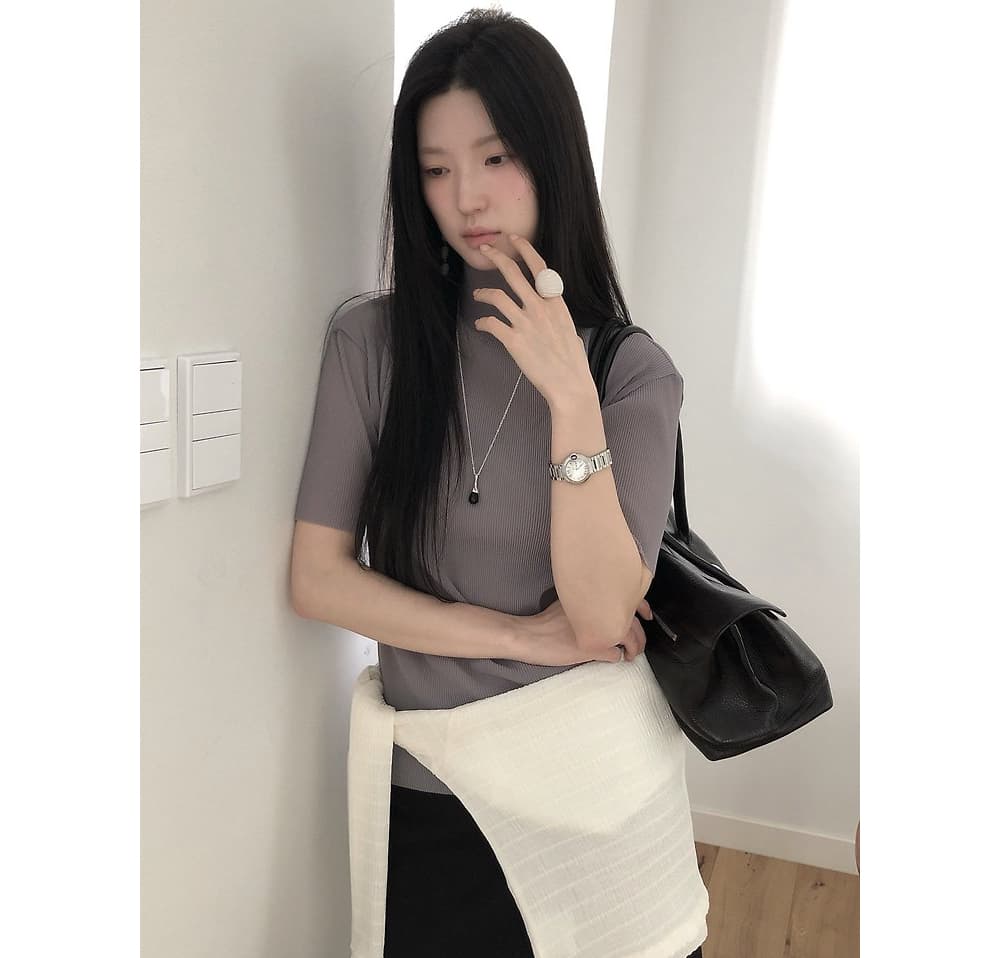 [LE BUTTER] Le Half Pleated T-Shirt 7