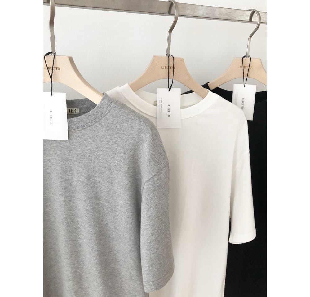 [LE BUTTER] Peach Boxy T-Shirt 7